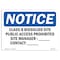 Signmission Sign, 7" H, 10" W, Rigid Plastic, Class B Biosolids Site Public Access Prohibited Sign, Landscape OS-NS-P-710-L-10600 - alternate 1